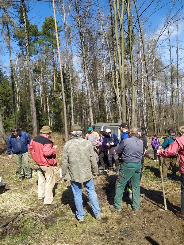 2021 - Duben - Práce v lese - 1