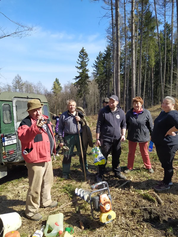 2021 - Duben - Práce v lese